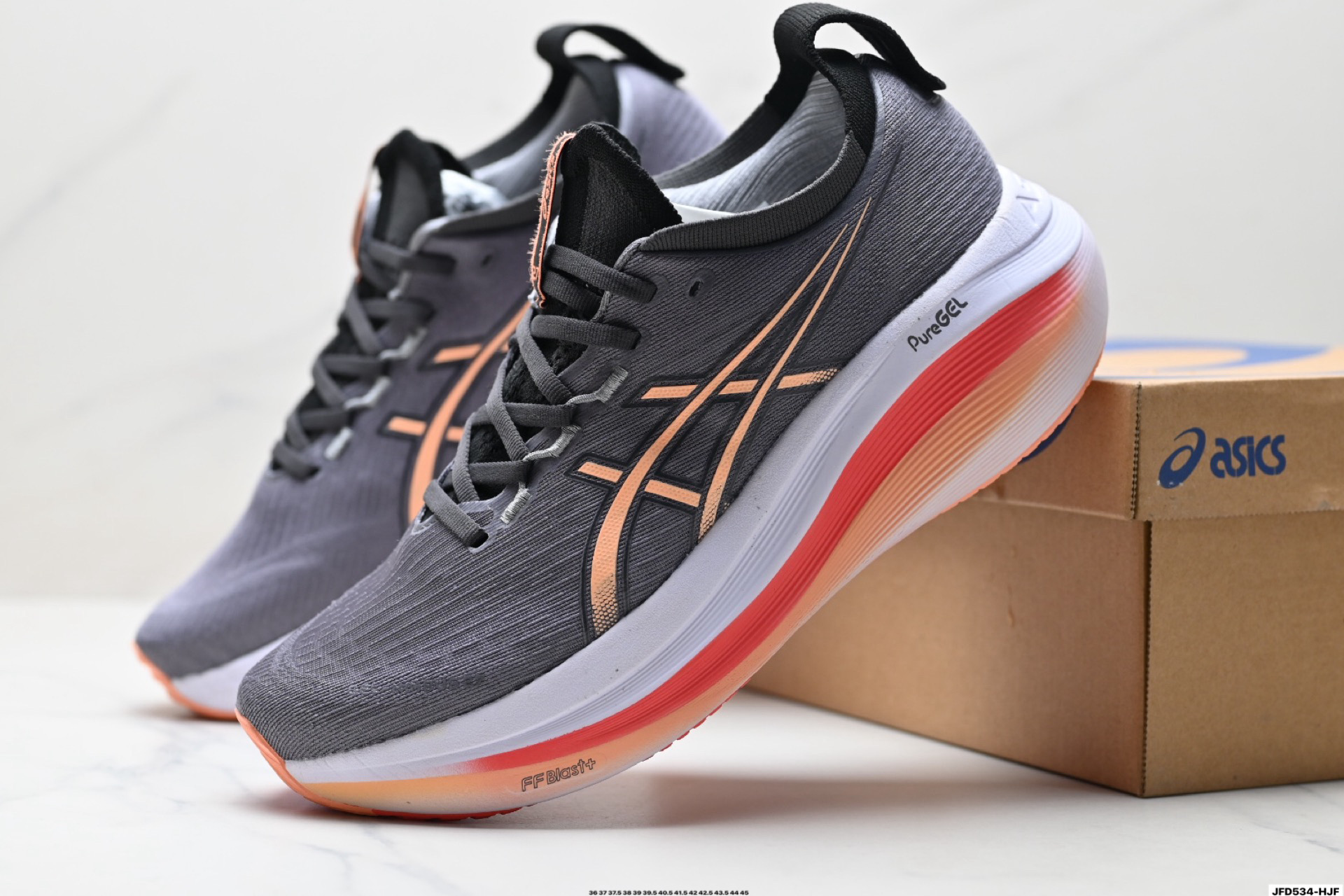 Asics Gel-Nimbus 27 舒适防滑耐磨低帮休闲跑步鞋 1011B956-001-莆田鞋,莆田鞋货源,高仿鞋,高仿鞋货源,安福档口,莆田高仿鞋,莆田鞋批发,高仿鞋批发,莆田高仿运动鞋,高仿运动鞋,莆田运动鞋 Asics Gel-Nimbus 27 舒适防滑耐磨低帮休闲跑步鞋 1011B956-001