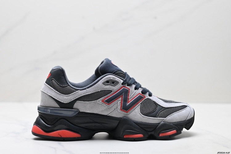 New Balance 9060 ניו באלאנס נעלי ריצה יומיומיות לגברים ולנשים - אפור/שחור/אדום 1 New Balance 9060 ניו באלאנס נעלי ריצה יומיומיות לגברים ולנשים – אפור/שחור/אדום