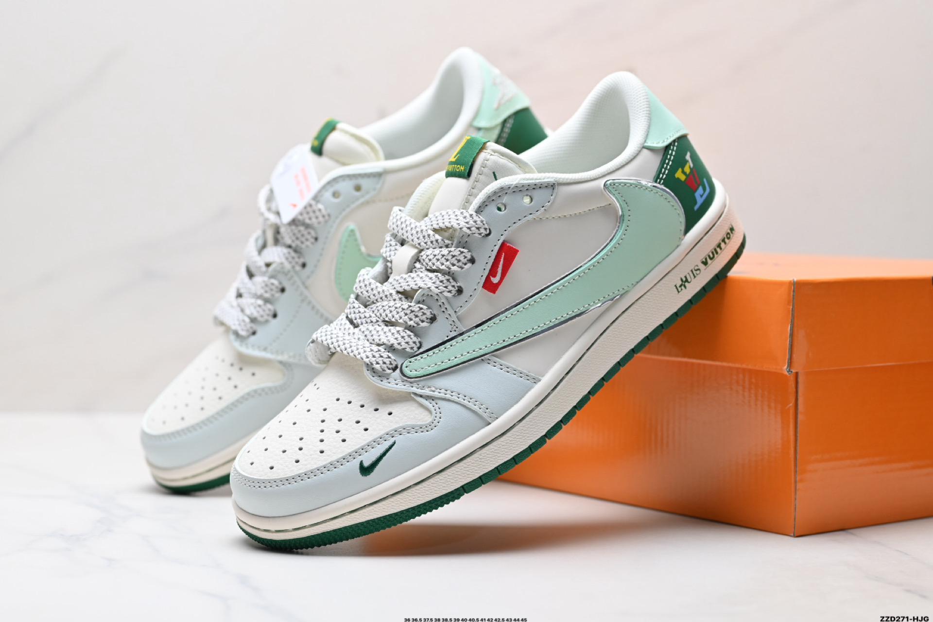 260 Nike Air Jordan 1 x Travis Scott AJ1倒勾 乔一倒钩 ‘DIY’定制 耐克 低帮文化篮球鞋 HS8068-039-Chinese UA Cheap High Quatity Brand Clothes Bags handbags Sneakers wholesale wholesaler seller from China Factory suppliers Fashion Clothing Shoes best Quality Beautiful Price 260 Nike Air Jordan 1 x Travis Scott AJ1倒勾 乔一倒钩 ‘DIY’定制 耐克 低帮文化篮球鞋 HS8068-039