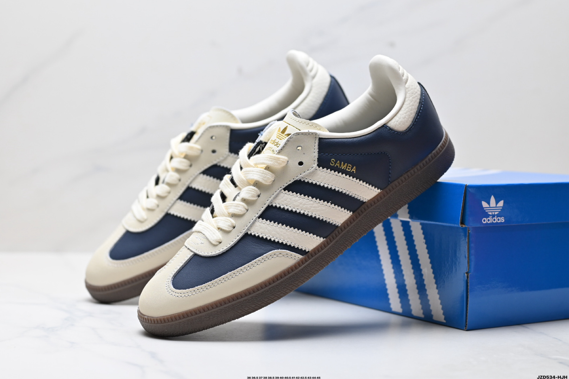 150 Adidas Originals Samba OG 桑巴舞系列 阿迪达斯 三叶草 绅士德训足球风百搭低帮休闲运动板鞋 IG1968