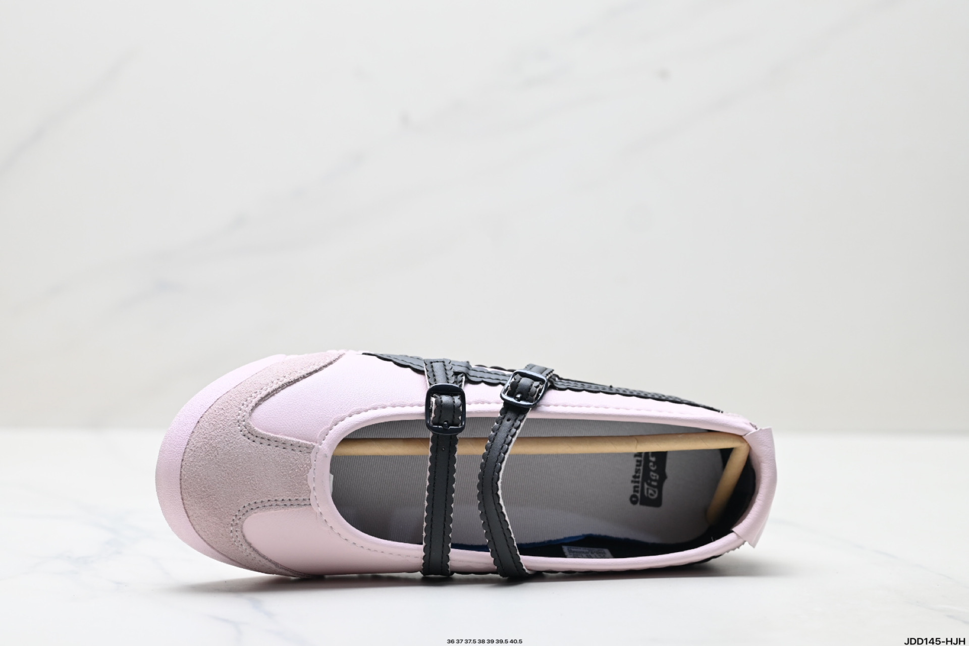 130 Patou x Onitsuka Tiger鬼塚虎 MEXICO 66 BALLERINA WHITE/COTTON CANDY 舒适百搭 一脚蹬平跟玛丽珍鞋 1182A360-205