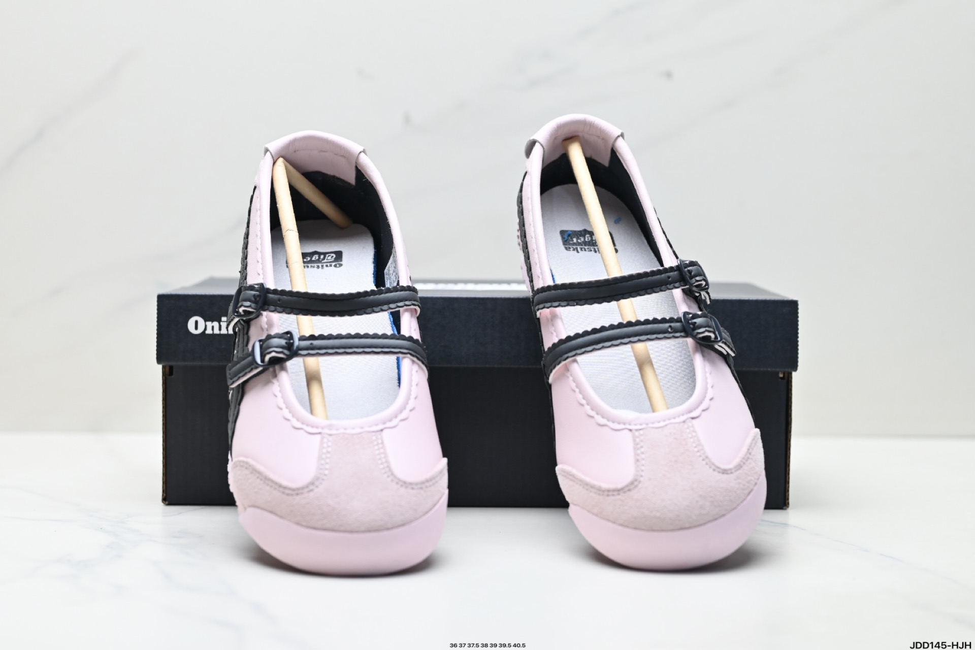 130 Patou x Onitsuka Tiger鬼塚虎 MEXICO 66 BALLERINA WHITE/COTTON CANDY 舒适百搭 一脚蹬平跟玛丽珍鞋 1182A360-205