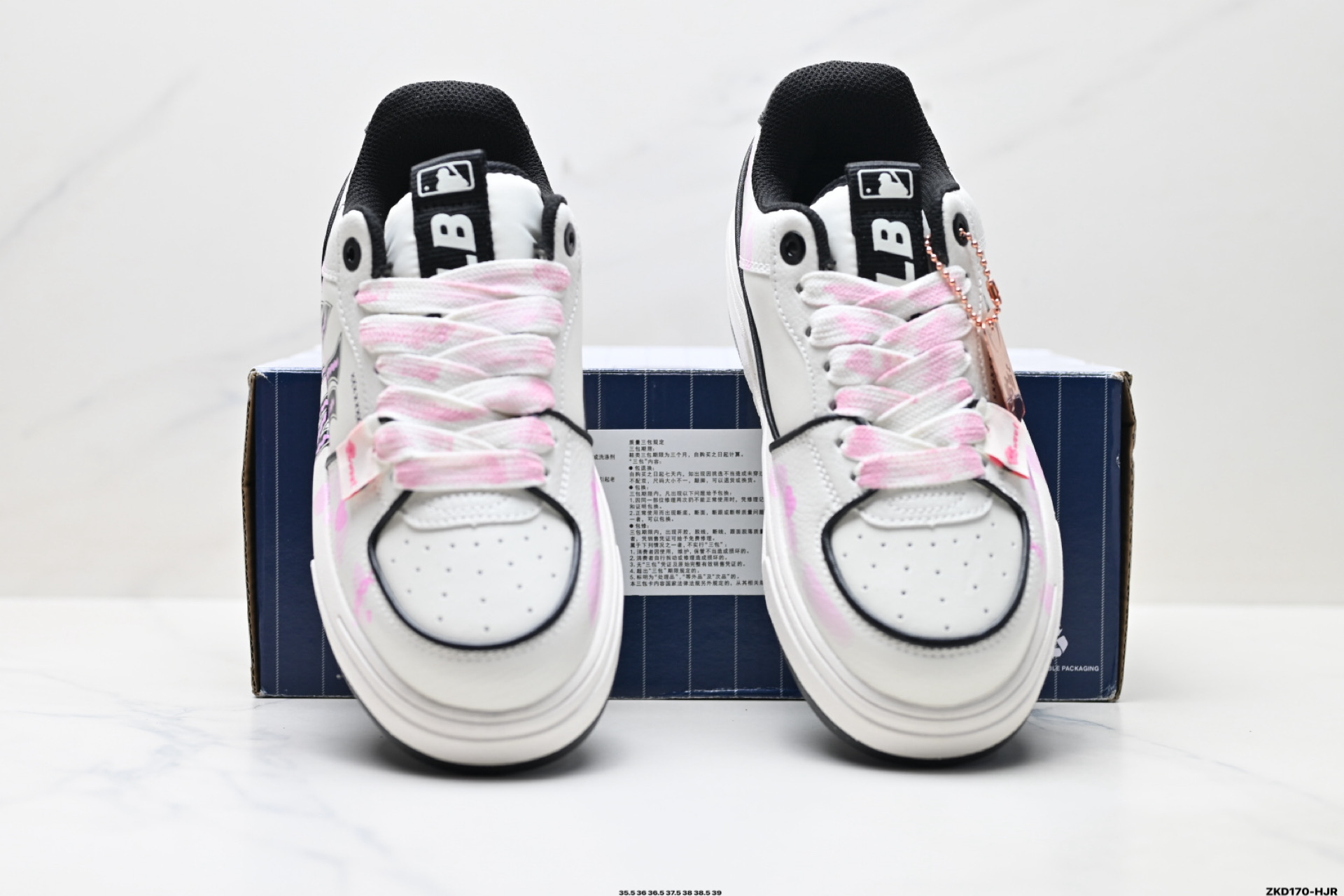 280 MLB Chunky Liner PU ‘DIY定制’ 简约时尚 百搭 包裹性保暖防滑防水减震 低帮 板鞋 3ASXCA12N