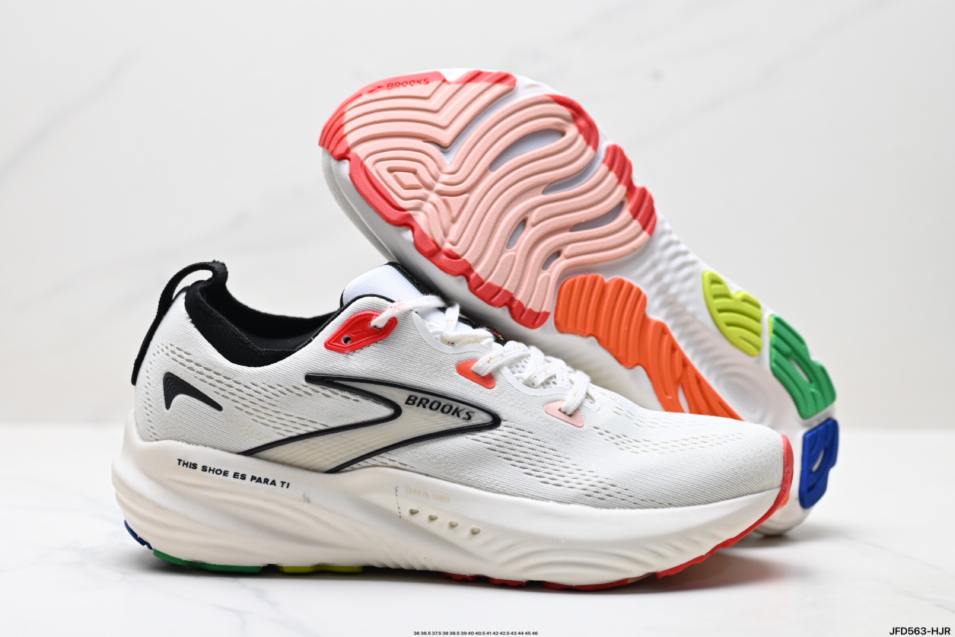 180 JZD x Brooks布鲁克斯Glycerin甘油22跑鞋男子缓震马拉松氮气慢跑鞋 1104451D-185