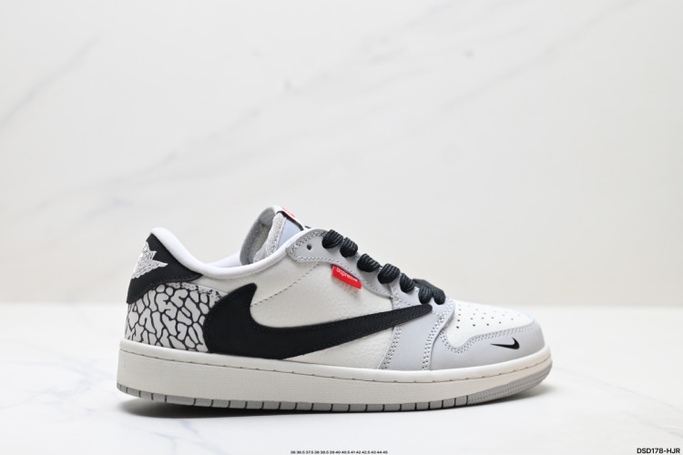 Nike Air Jordan 1 x Travis Scott 'DIY' Low-Top Sneakers - Premium Quality 1 Nike Air Jordan 1 x Travis Scott ‘DIY’ – Premium Low-Top Basketball Shoes