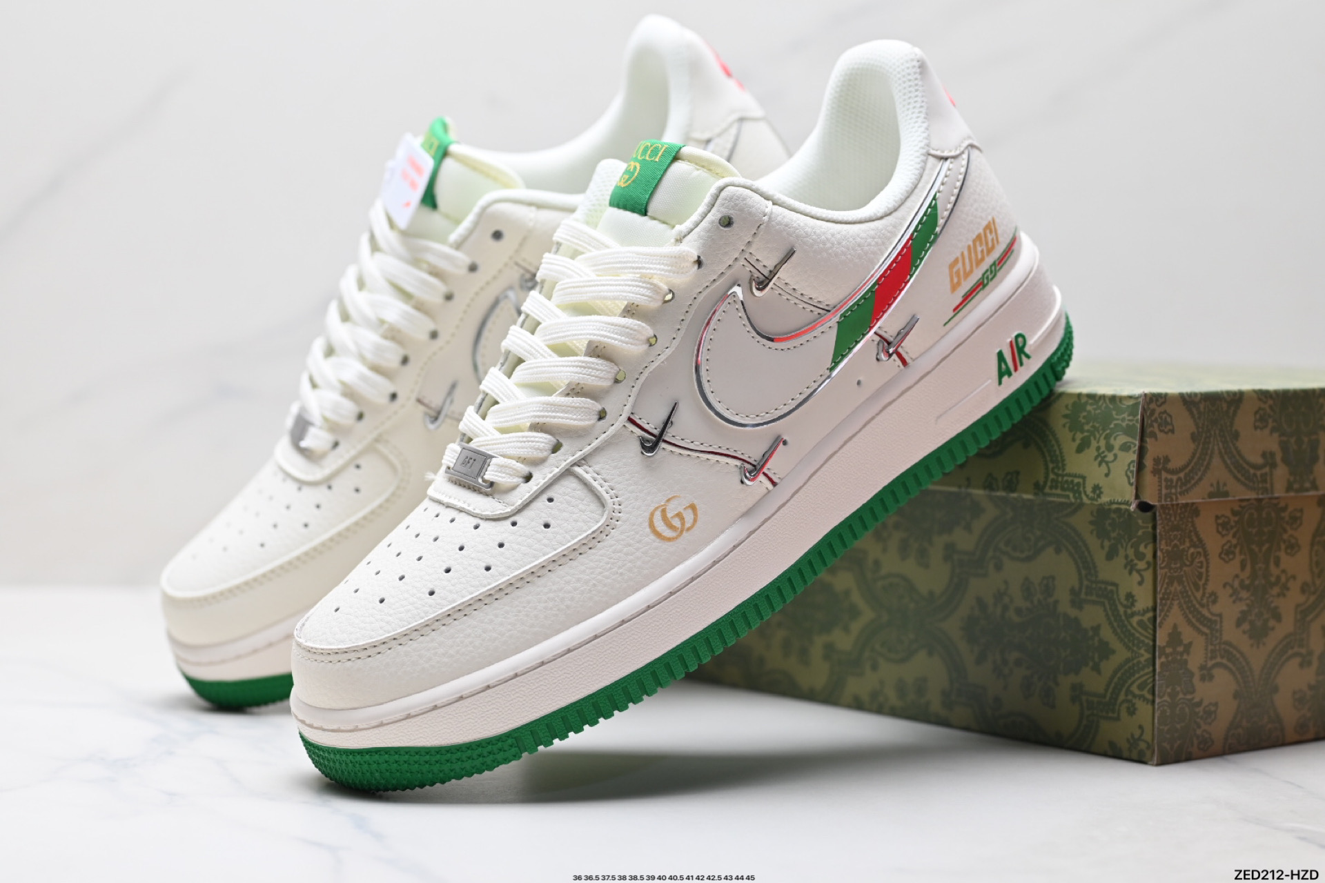 Nike Air Force 1 '07 Edición Especial con Detalles de Gucci - Para Hombre y Mujer 9 i1752942701587 4595 0 7