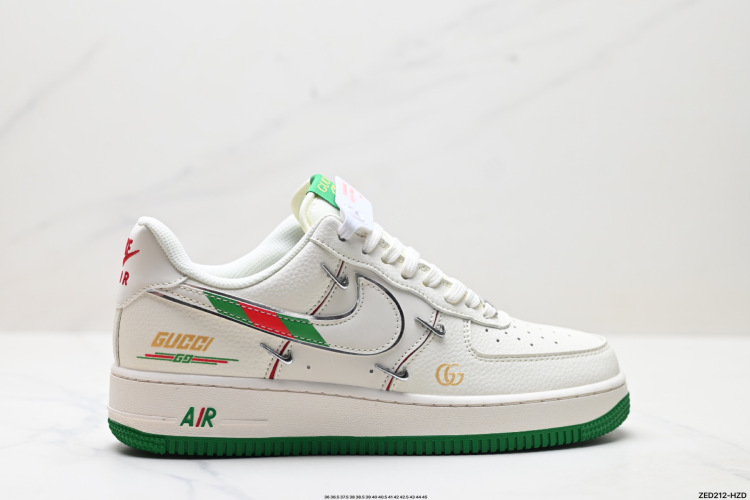 Nike Air Force 1 '07 Edición Especial con Detalles de Gucci - Para Hombre y Mujer 16 Nike Air Force 1 ’07 Edición Especial con Detalles de Gucci – Para Hombre y Mujer
