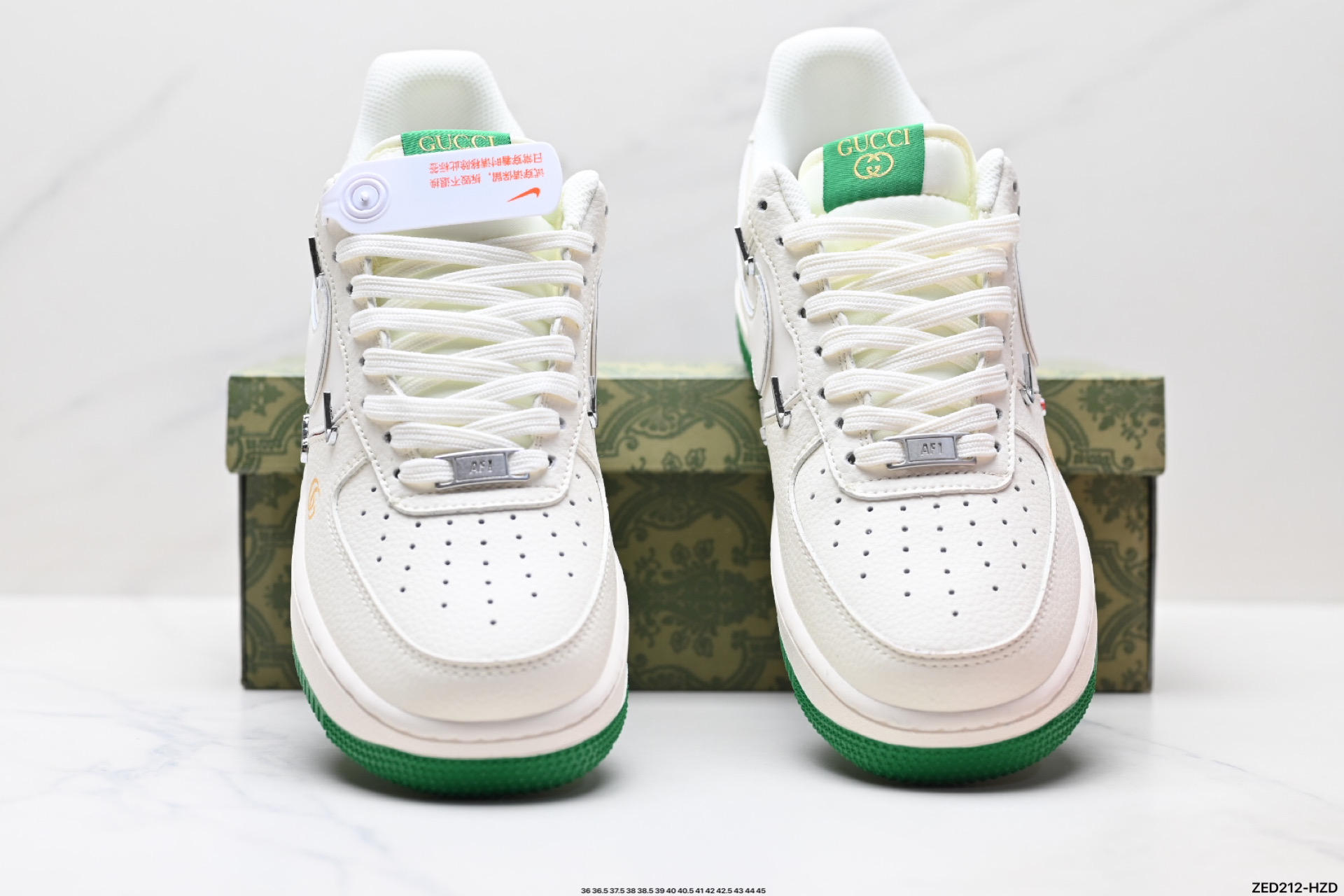 Nike Air Force 1 '07 Edición Especial con Detalles de Gucci - Para Hombre y Mujer 8 i1752942702686 6373 0 6