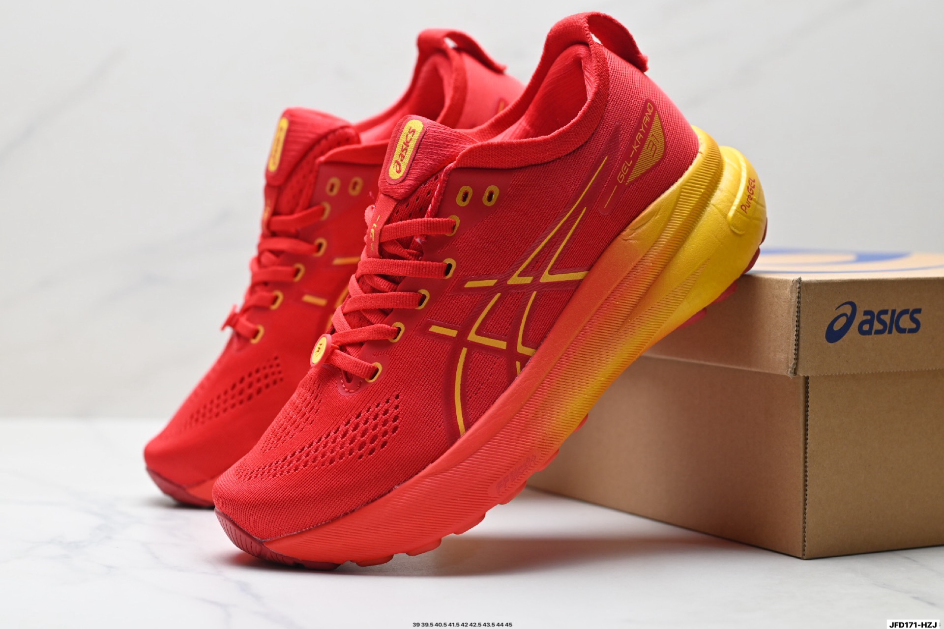 ASICS亚瑟士 GEL-KAYANO 31 PLATINUM低帮专业有氧超轻便运动跑步鞋  1012B880-200