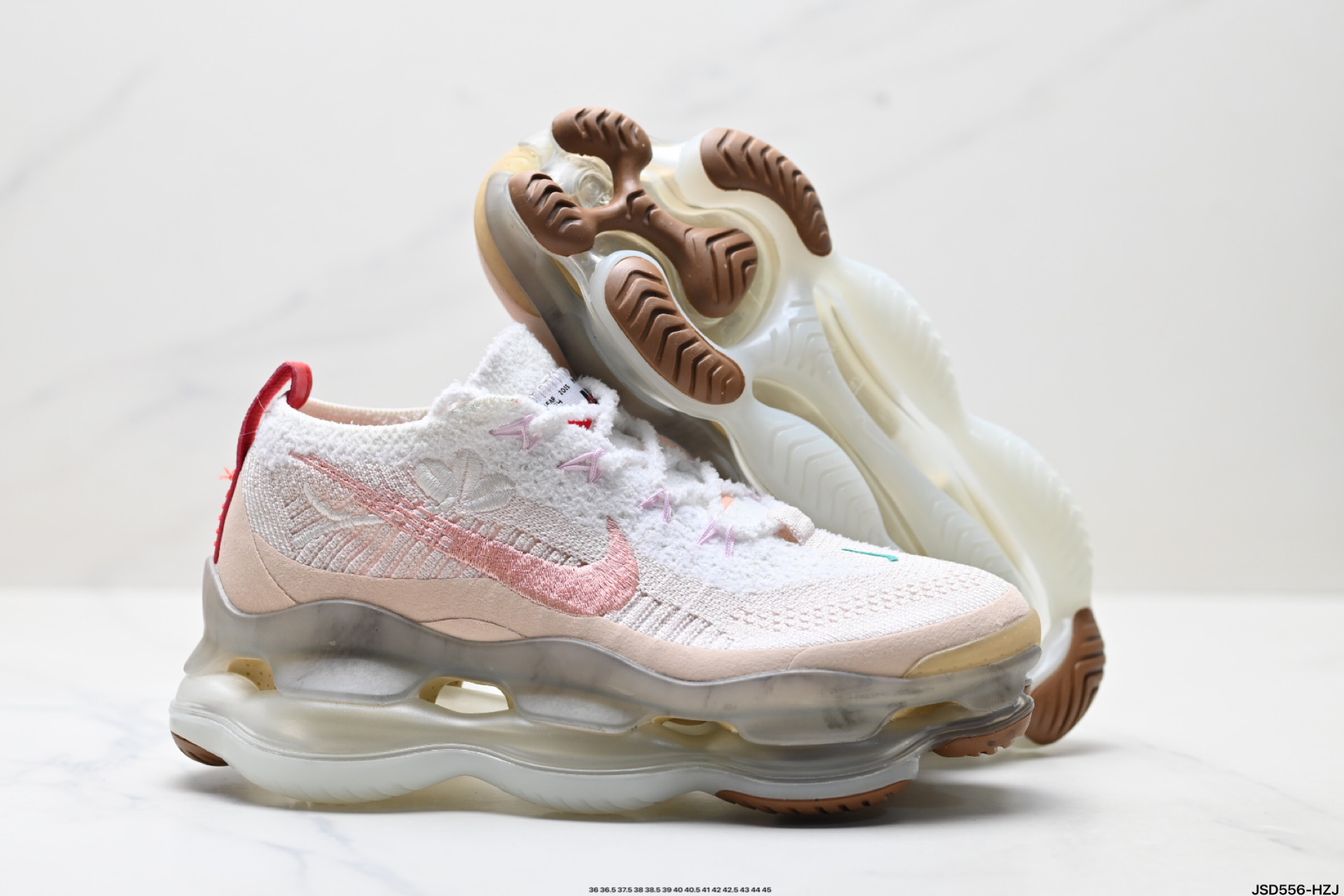 耐克Nike Air Max Scorpion Flyknit”Phantom/Black/Light Cream“天蝎座系列低帮休闲运动慢跑鞋“针织奶全黑” FD4339-180