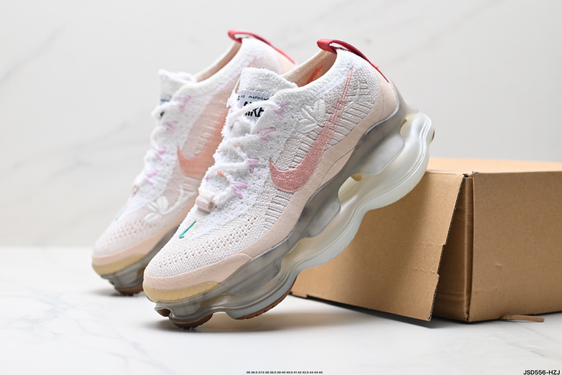 耐克Nike Air Max Scorpion Flyknit”Phantom/Black/Light Cream“天蝎座系列低帮休闲运动慢跑鞋“针织奶全黑” FD4339-180