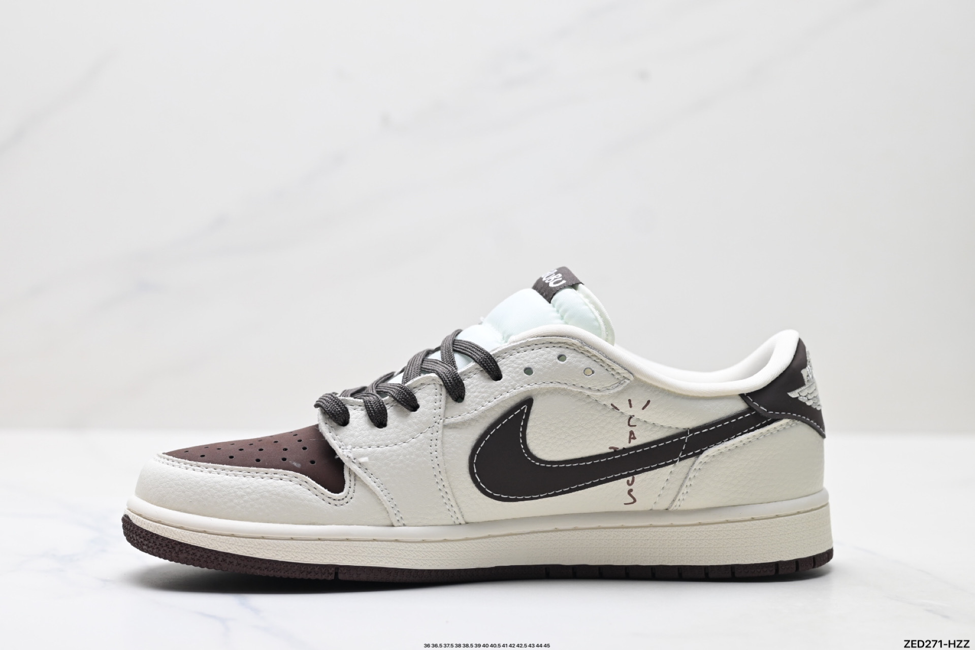 270 Nike Air Jordan 1 x Travis Scott AJ1倒勾 乔一倒钩 ‘DIY’定制 耐克 低帮文化篮球鞋 XS2025-051-Chinese UA Cheap High Quatity Brand Clothes Bags handbags Sneakers wholesale wholesaler seller from China Factory suppliers Fashion Clothing Shoes best Quality Beautiful Price 270 Nike Air Jordan 1 x Travis Scott AJ1倒勾 乔一倒钩 ‘DIY’定制 耐克 低帮文化篮球鞋 XS2025-051