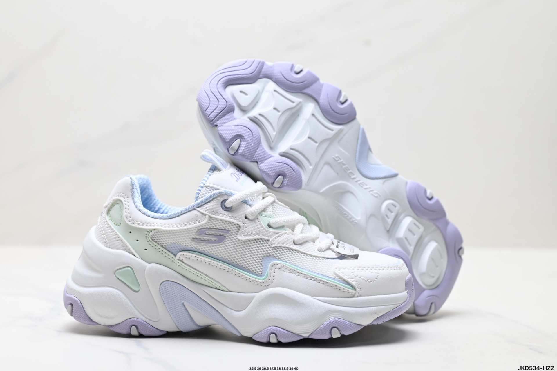 Skechers斯凯奇 D'Lites 糯米熊舒适柔软时尚百搭 低帮老爹鞋 150524
