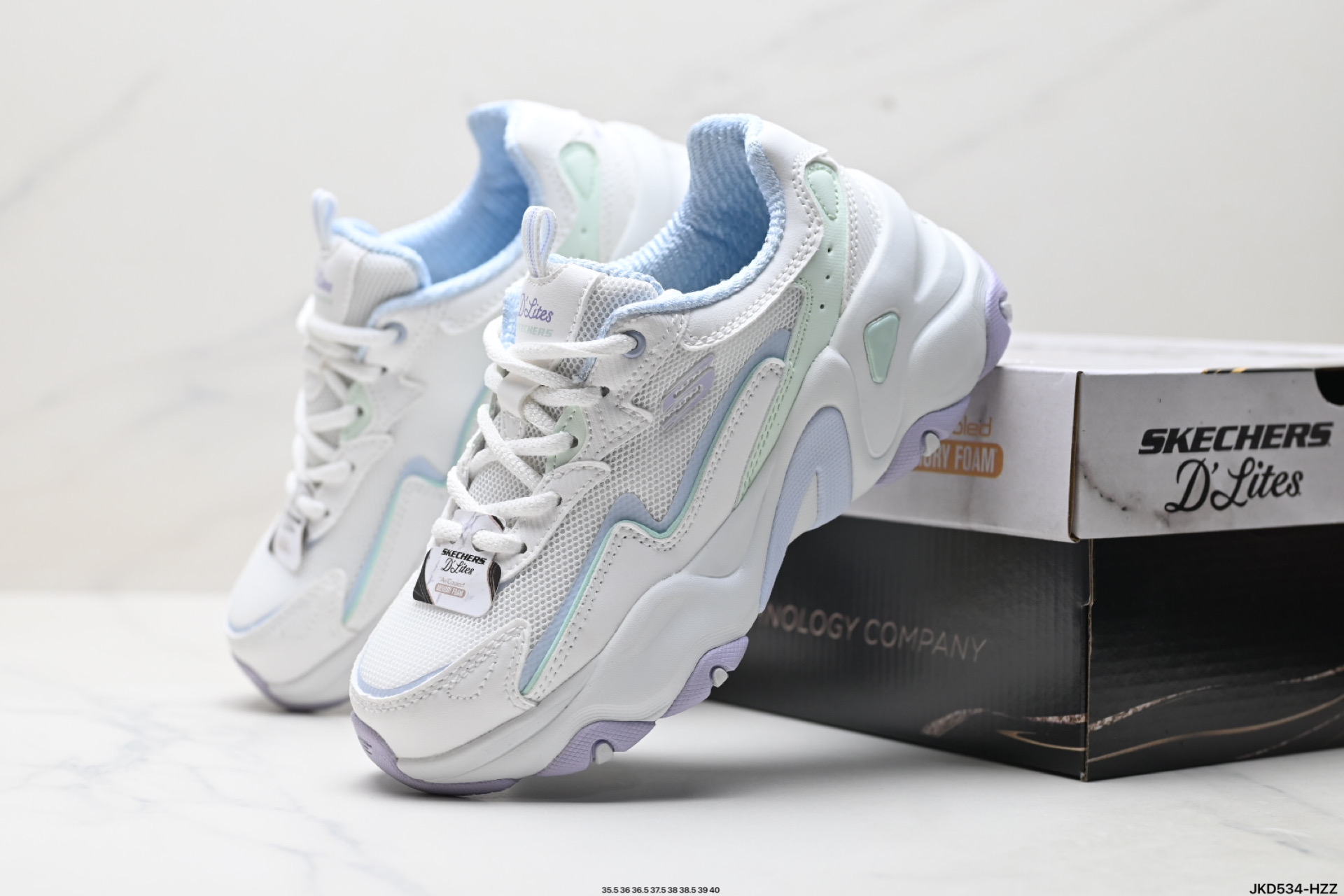 Skechers斯凯奇 D'Lites 糯米熊舒适柔软时尚百搭 低帮老爹鞋 150524