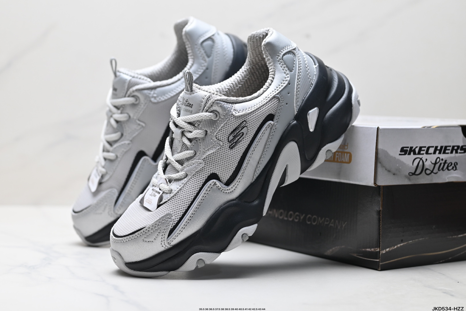 Skechers斯凯奇 D'Lites 糯米熊舒适柔软时尚百搭 低帮老爹鞋 150524