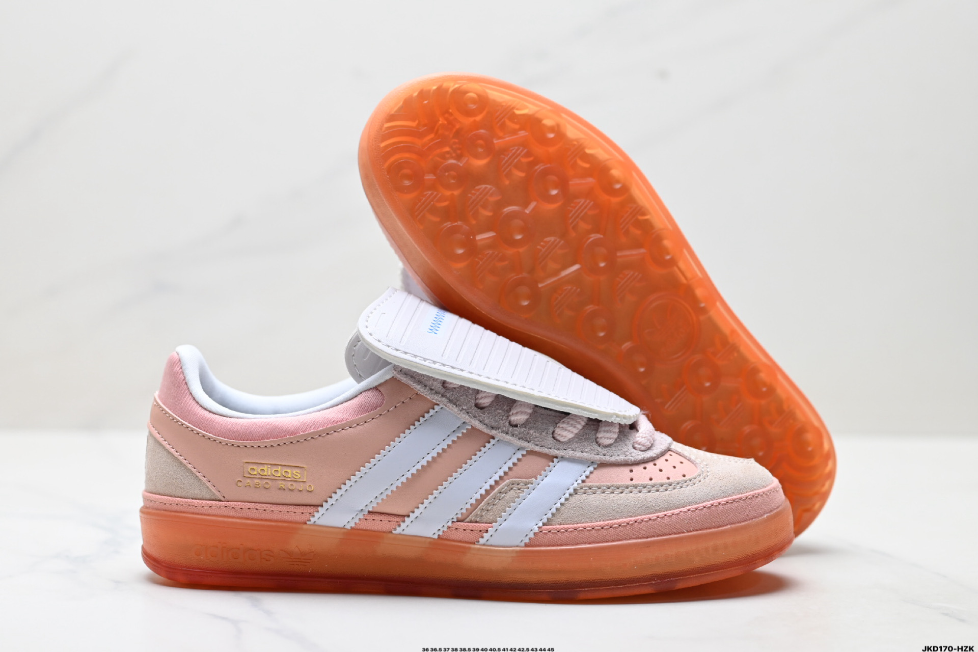 170 Bad Bunny x AdidOriginals Gazelle INdoor 三叶草休闲防滑耐磨低帮板鞋 JS5052-Chinese UA Cheap High Quatity Brand Clothes Bags handbags Sneakers wholesale wholesaler seller from China Factory suppliers Fashion Clothing Shoes best Quality Beautiful Price 170 Bad Bunny x AdidOriginals Gazelle INdoor 三叶草休闲防滑耐磨低帮板鞋 JS5052