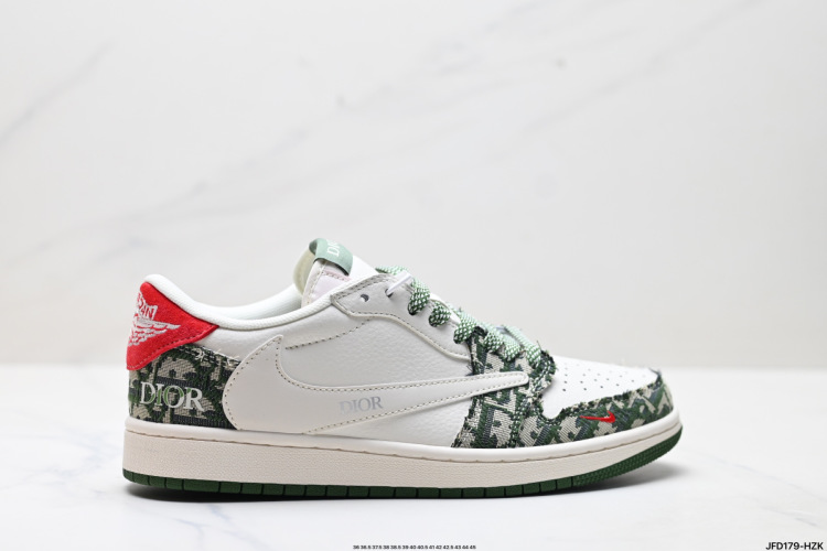 Nike Air Jordan 1 x Travis Scott 'DIY' Custom Low-Top Basketball Shoes 1 Nike Air Jordan 1 x Travis Scott ‘DIY’ Custom Low-Top Sneakers
