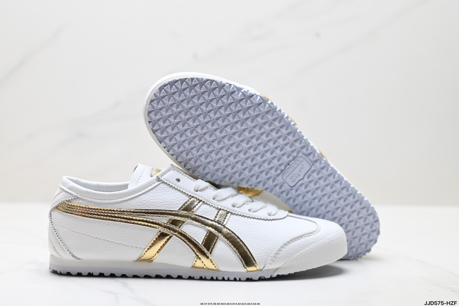 Onitsuka Tiger Mexico 66 Deluxe: Zapatillas Artesanales en Blanco y Dorado 6 i1753376156496 4155 0 4