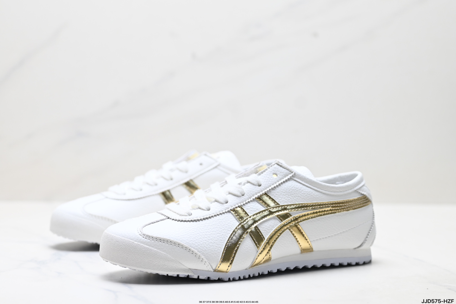 Onitsuka Tiger Mexico 66 Deluxe: Zapatillas Artesanales en Blanco y Dorado 5 i1753376156496 8216 0 3