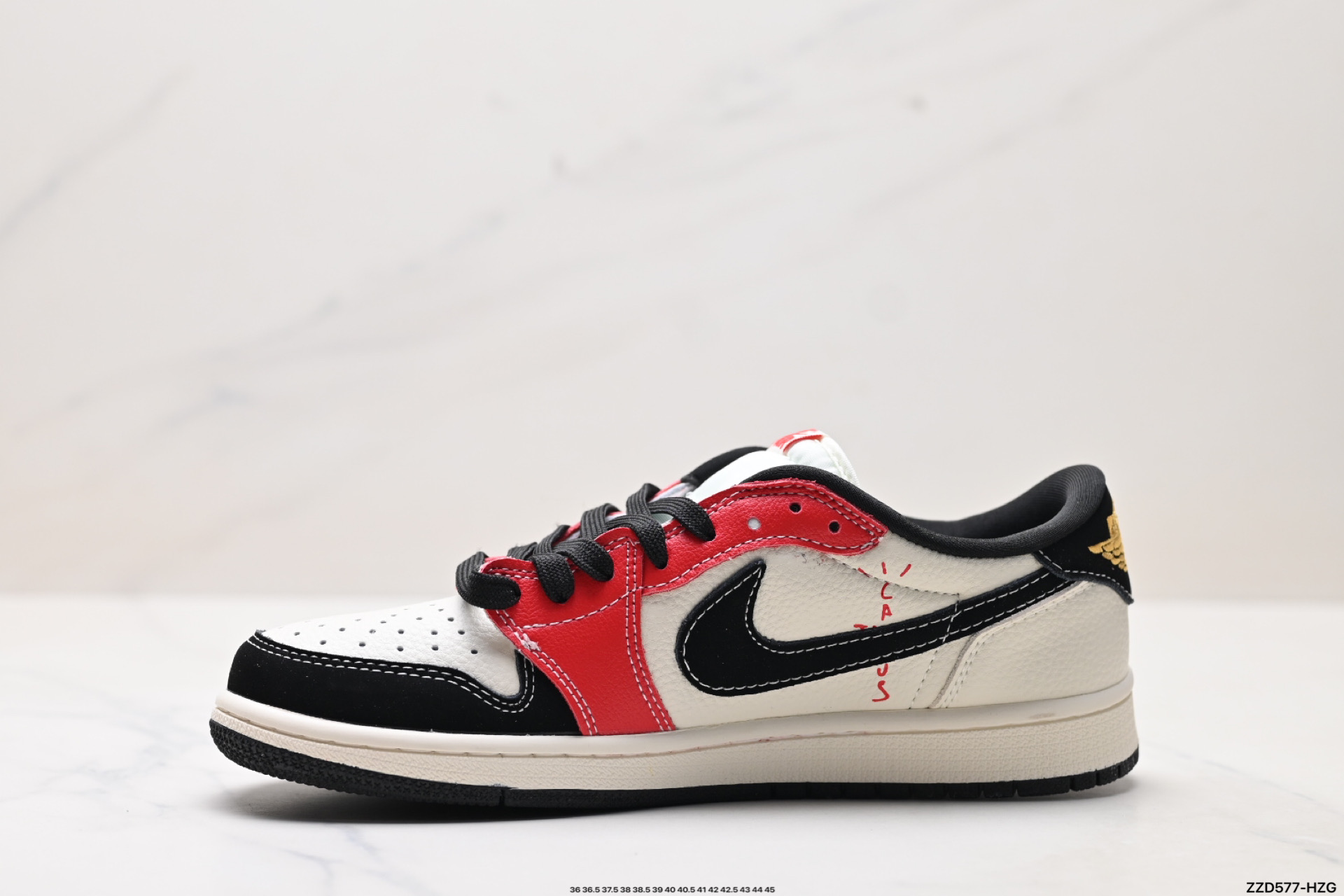 260 Nike Air Jordan 1 x Travis Scott AJ1倒勾 乔一倒钩 ‘DIY’定制 耐克 低帮文化篮球鞋 XB1979-013-Chinese UA Cheap High Quatity Brand Clothes Bags handbags Sneakers wholesale wholesaler seller from China Factory suppliers Fashion Clothing Shoes best Quality Beautiful Price 260 Nike Air Jordan 1 x Travis Scott AJ1倒勾 乔一倒钩 ‘DIY’定制 耐克 低帮文化篮球鞋 XB1979-013