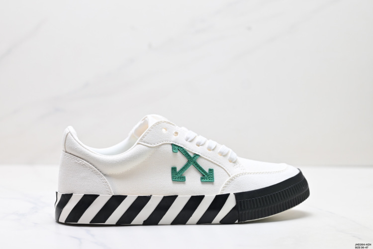 Off-White Vulcanized Striped Low Top Sneakers - Fashionable & Trendy 1 Off-White Vulcanized Striped Low Top Sneakers – Stylish & Trendy