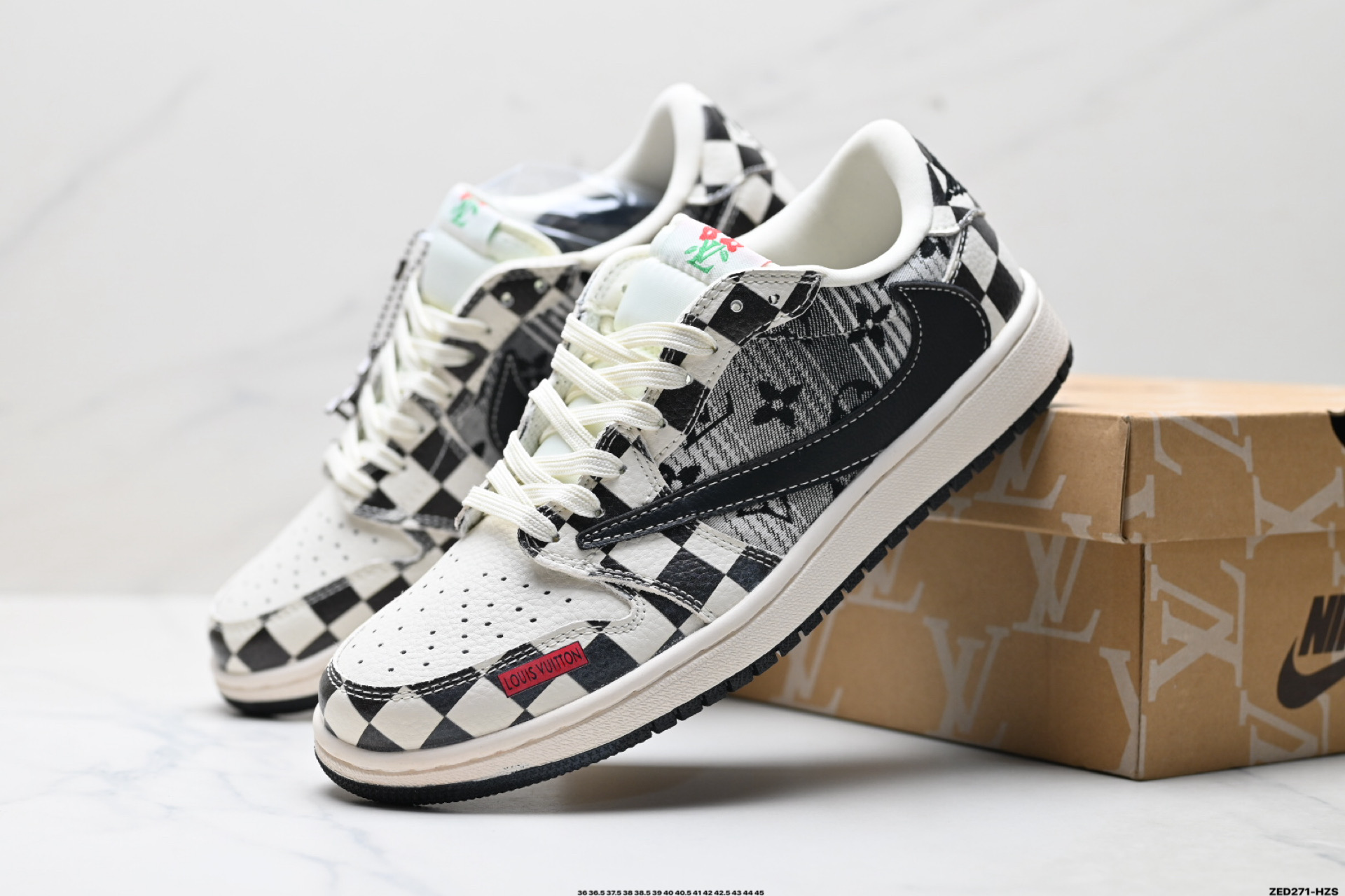 270 Nike Air Jordan 1 x Travis Scott AJ1倒勾 乔一倒钩 ‘DIY’定制 耐克 低帮文化篮球鞋 LD2028-047-Chinese UA Cheap High Quatity Brand Clothes Bags handbags Sneakers wholesale wholesaler seller from China Factory suppliers Fashion Clothing Shoes best Quality Beautiful Price 270 Nike Air Jordan 1 x Travis Scott AJ1倒勾 乔一倒钩 ‘DIY’定制 耐克 低帮文化篮球鞋 LD2028-047