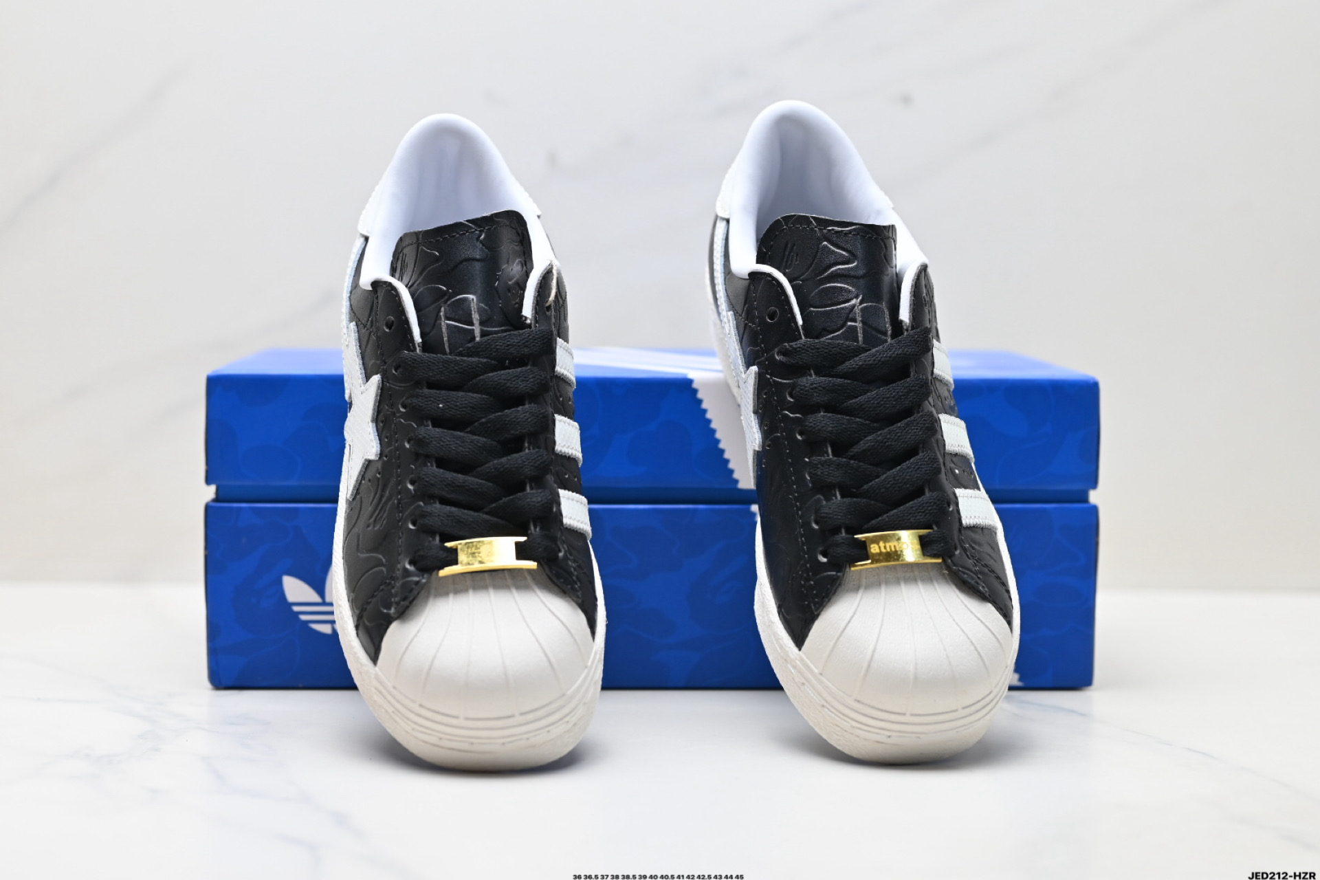 Bape x AdidOriginals Superstar贝壳头系列 阿迪达斯 三叶草低帮经典百搭休闲运动板鞋 JQ3666