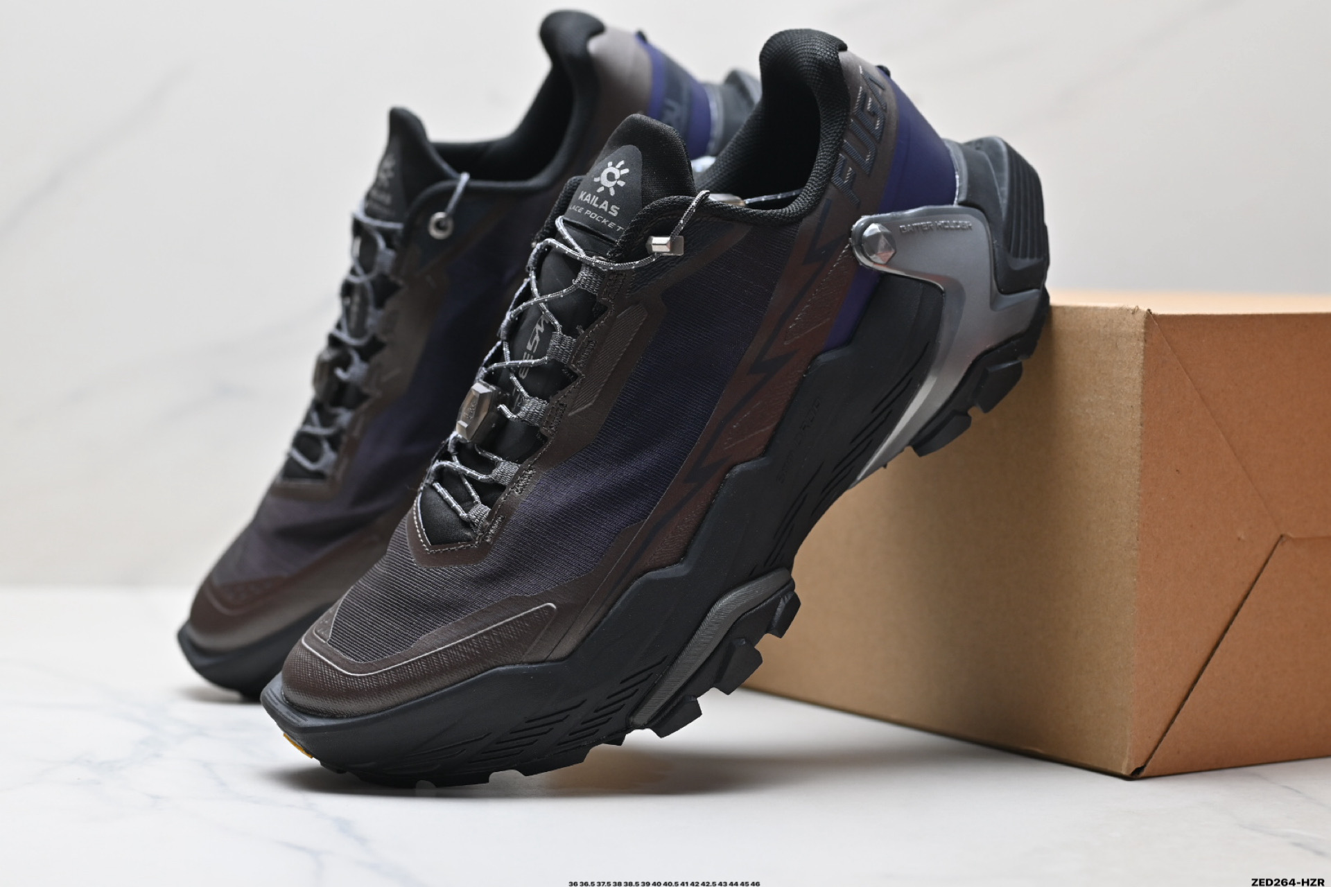 凯乐石 KAILFUGA DU BOA 大坡王轻越野徒步网布TPU减震防滑透气支撑回弹 低帮 超强抓地力登山鞋