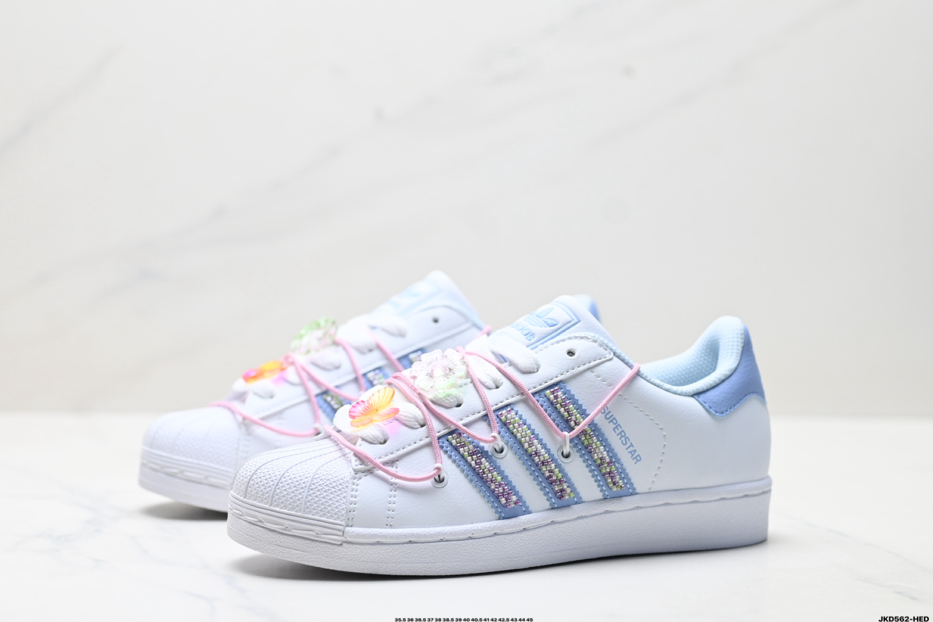 AdidOriginals Superstar贝壳头系列 阿迪达斯 三叶草低帮经典百搭休闲运动板鞋 JR1332