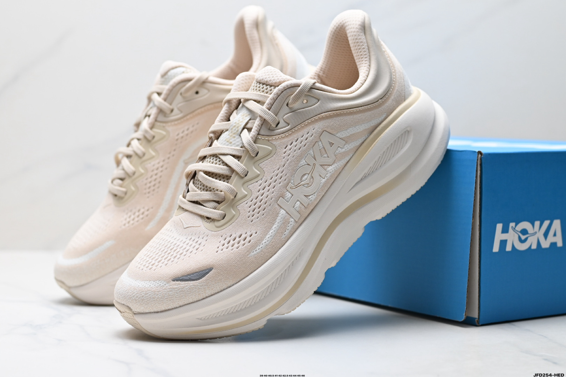 HOKA ONE ONE Bondi 9 复古舒适防滑耐磨 低帮 山地户外跑步鞋 1162011