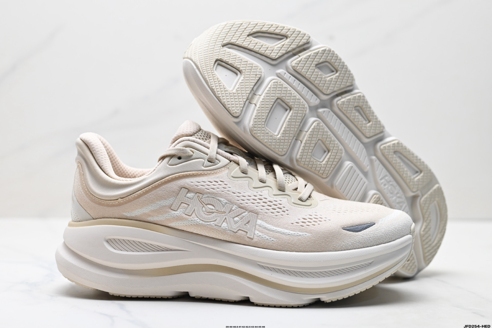 HOKA ONE ONE Bondi 9 复古舒适防滑耐磨 低帮 山地户外跑步鞋 1162011