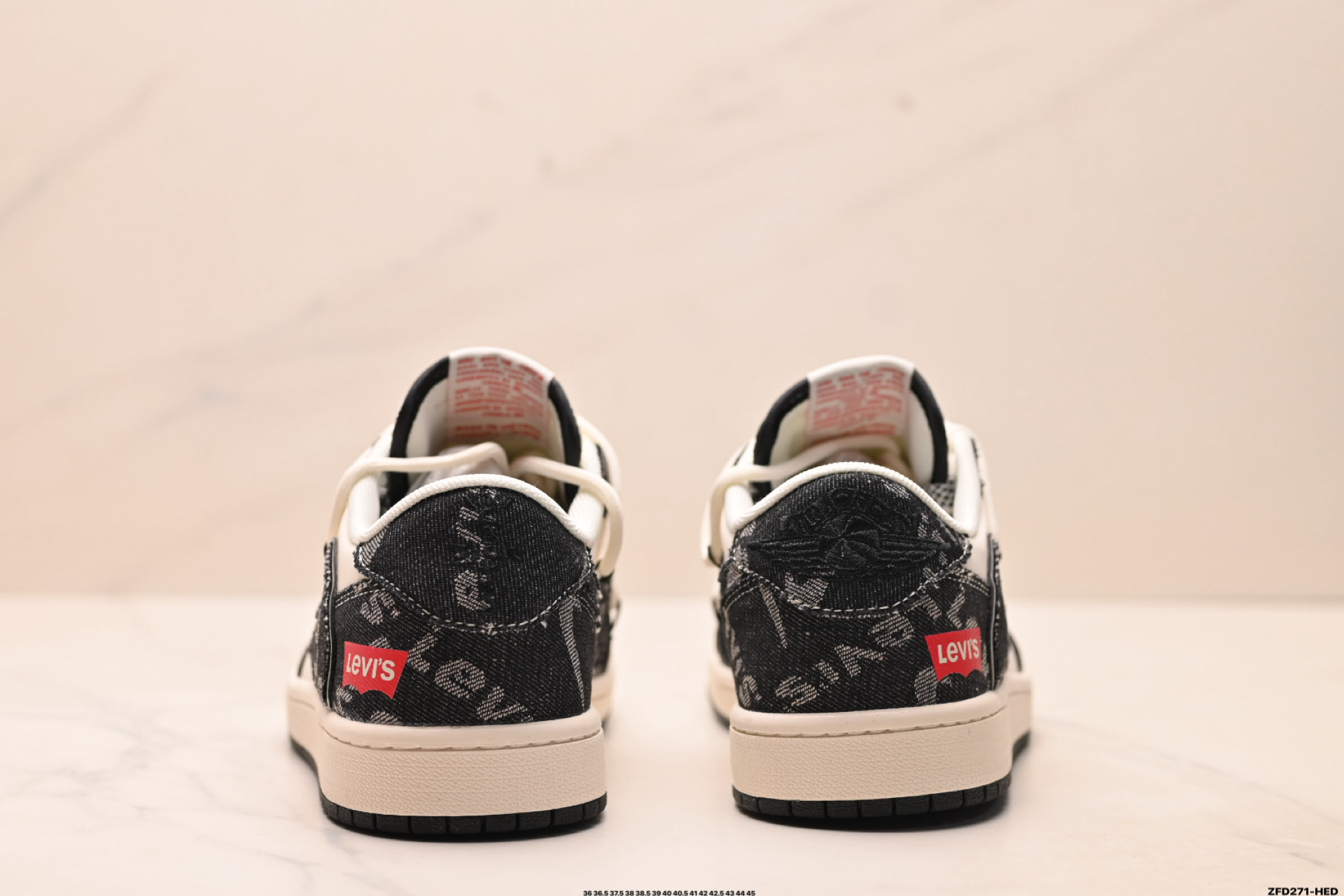 Nike Air Jordan 1 x Travis Scott AJ1倒勾 乔一倒钩 ‘DIY’定制 耐克 低帮文化篮球鞋 HT5088-600