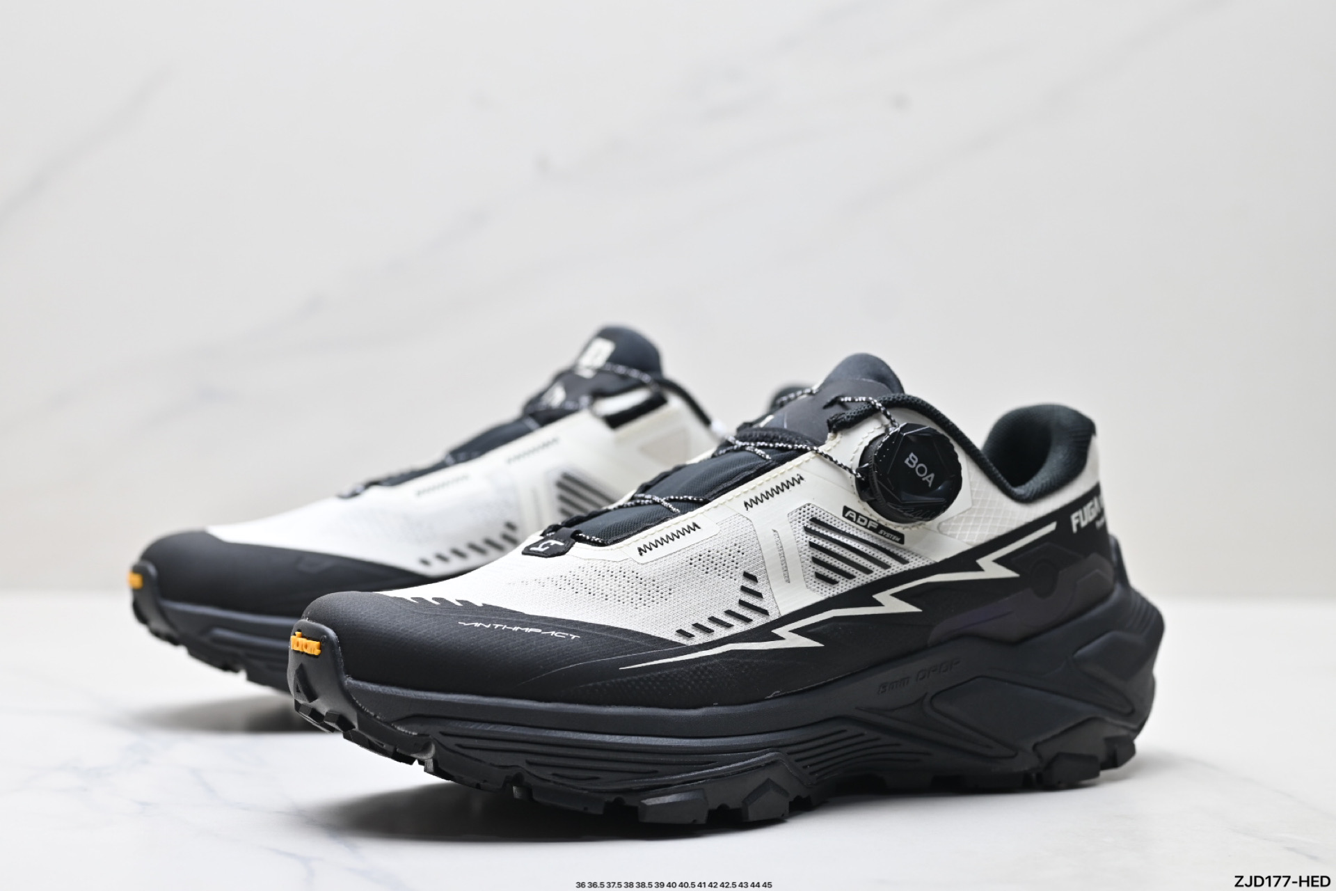 凯乐石 KAILFUGA EX3 BOA 厚底缓冲徒步跑山网布TPU减震防滑透气包裹性抗冲击轻便回弹 低帮 超强抓地力徒步跑步鞋 B KS251