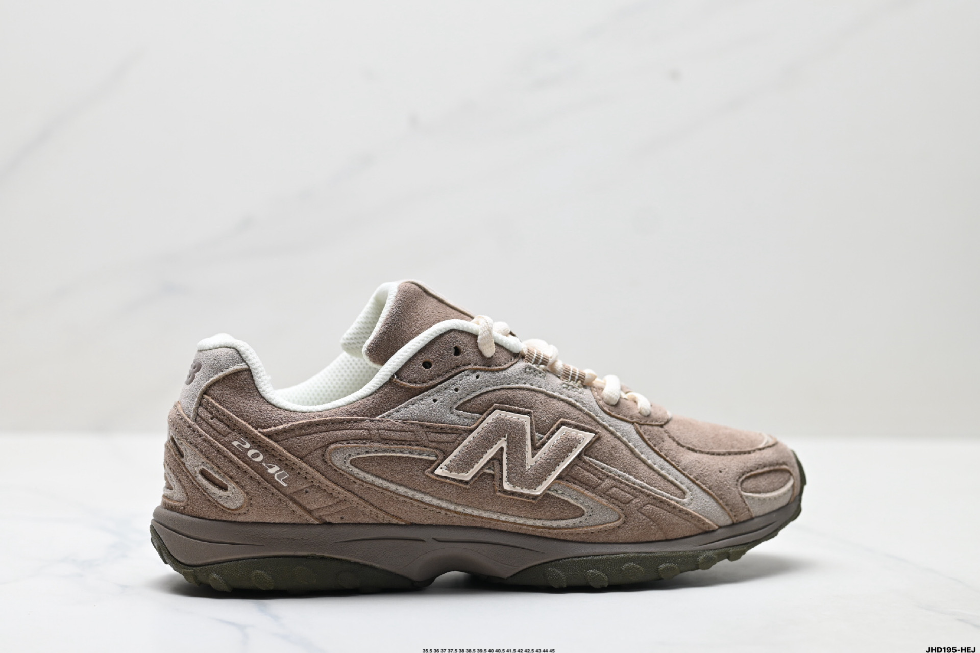 200 New Balance 204L系列 新百伦 薄底鞋 薄底皮质鞋带德训系 减震耐磨包裹性支撑轻便 低帮 生活休闲鞋 U204LMMA