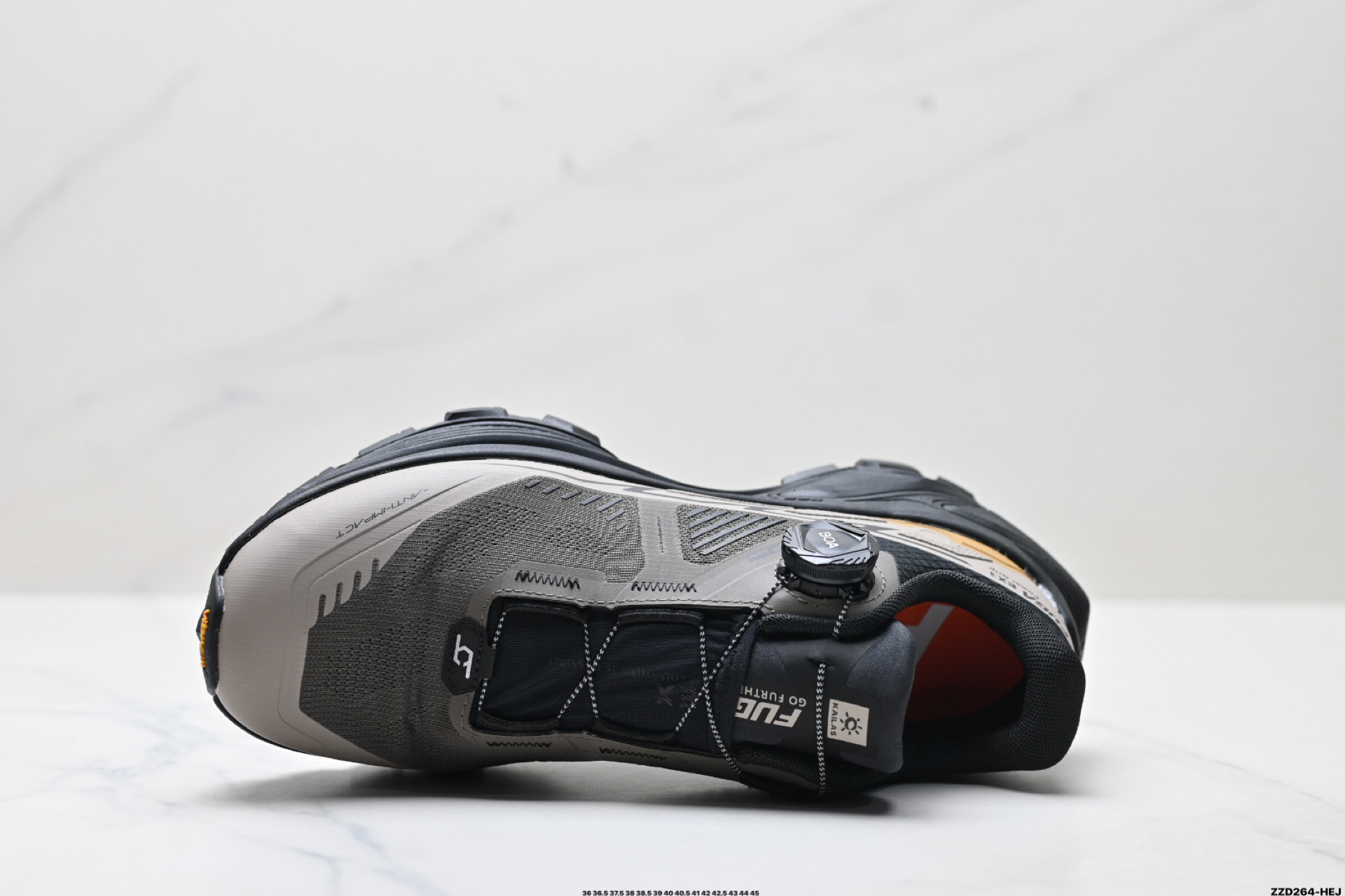 凯乐石 KAILFUGA EX3 BOA 厚底缓冲徒步跑山网布TPU减震防滑透气包裹性抗冲击轻便回弹 低帮 超强抓地力徒步跑步鞋  KS251