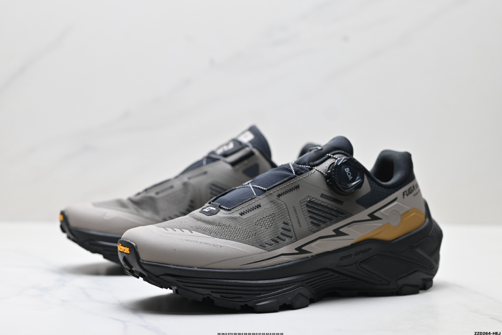 凯乐石 KAILFUGA EX3 BOA 厚底缓冲徒步跑山网布TPU减震防滑透气包裹性抗冲击轻便回弹 低帮 超强抓地力徒步跑步鞋  KS251