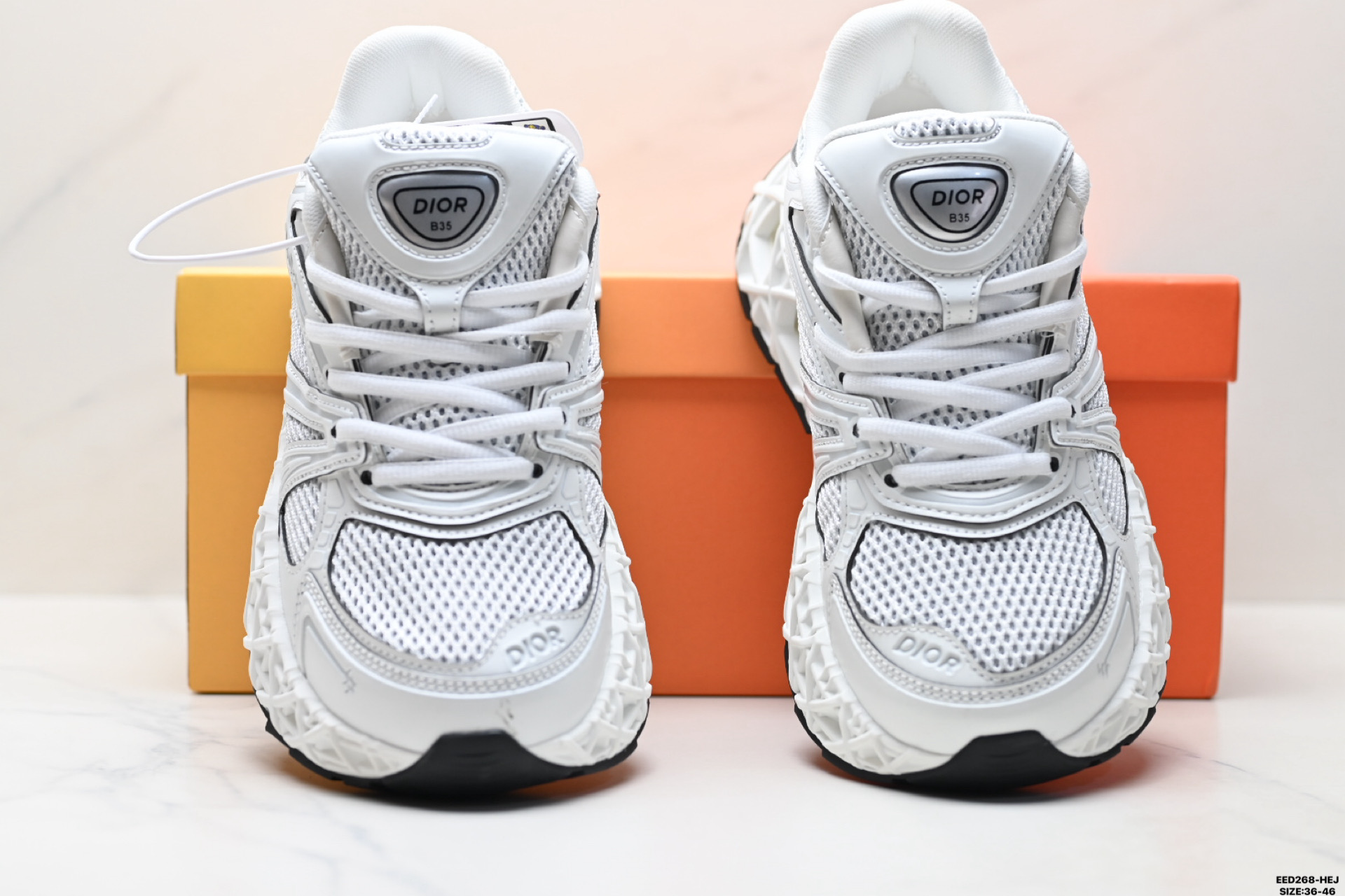 纯原DIOR迪奥 B35 圆头系带 低帮 生活休闲鞋