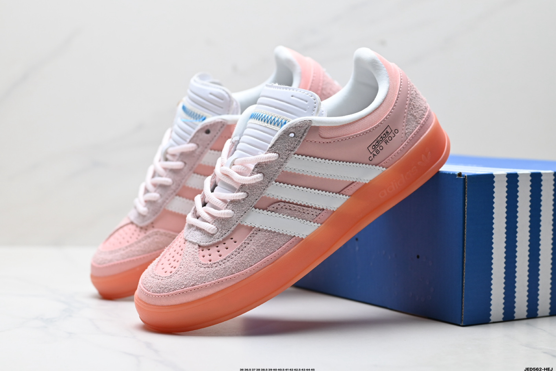 Bad Bunny x AdidOriginals Gazelle INdoor 三叶草休闲防滑耐磨低帮板鞋  JS5052-莆田鞋,莆田鞋货源,高仿鞋,高仿鞋货源,安福档口,莆田高仿鞋,莆田鞋批发,高仿鞋批发,莆田高仿运动鞋,高仿运动鞋,莆田运动鞋 Bad Bunny x AdidOriginals Gazelle INdoor 三叶草休闲防滑耐磨低帮板鞋  JS5052