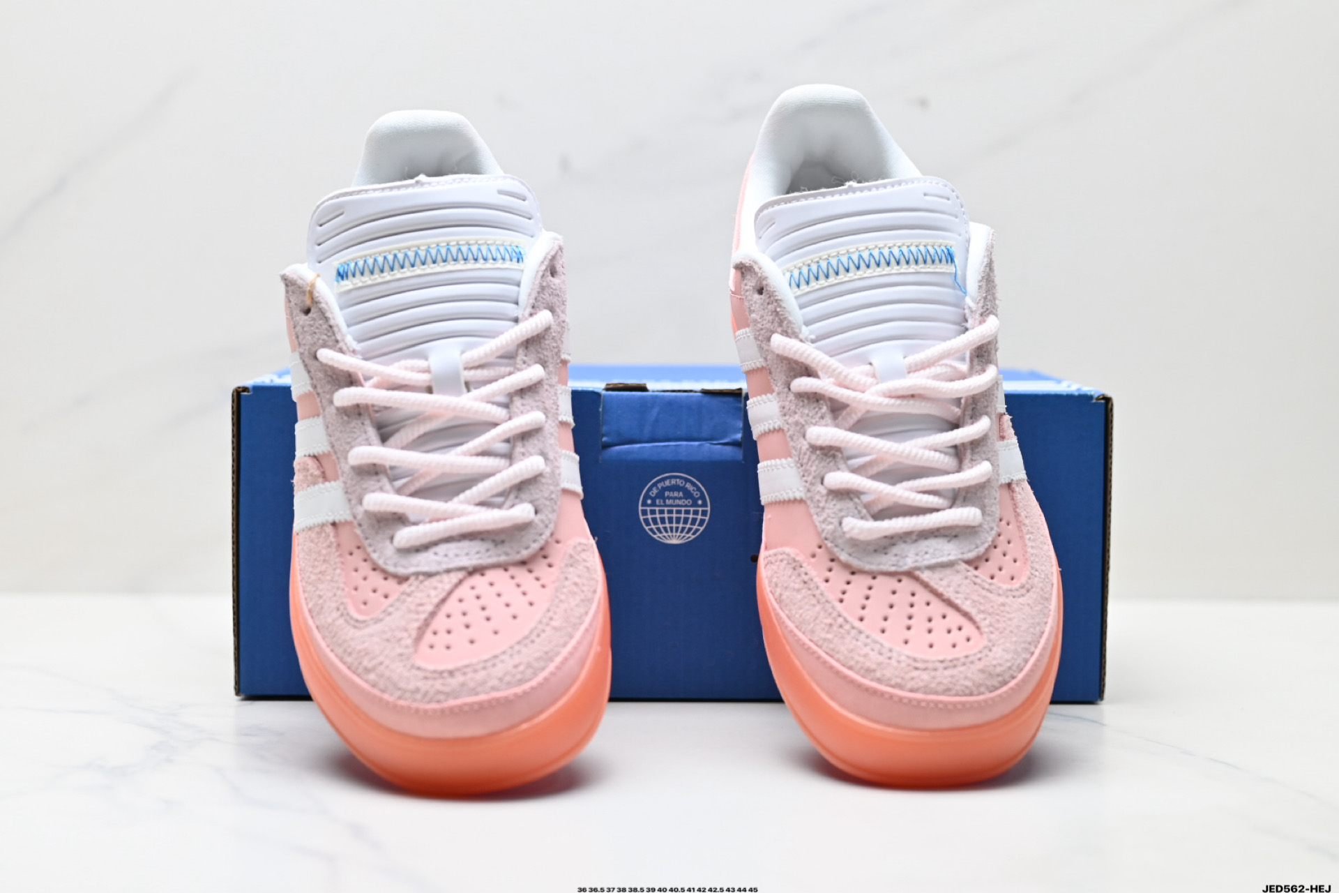 Bad Bunny x AdidOriginals Gazelle INdoor 三叶草休闲防滑耐磨低帮板鞋  JS5052-莆田鞋,莆田鞋货源,高仿鞋,高仿鞋货源,安福档口,莆田高仿鞋,莆田鞋批发,高仿鞋批发,莆田高仿运动鞋,高仿运动鞋,莆田运动鞋 Bad Bunny x AdidOriginals Gazelle INdoor 三叶草休闲防滑耐磨低帮板鞋  JS5052