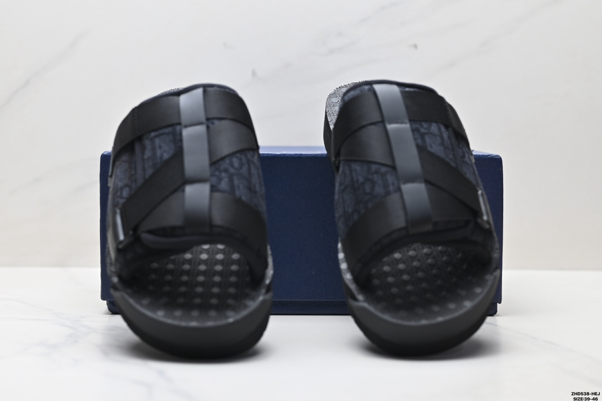 纯原DIOR迪奥 Alpha Oblique 印花时尚拖鞋 致敬运动风格经典标识