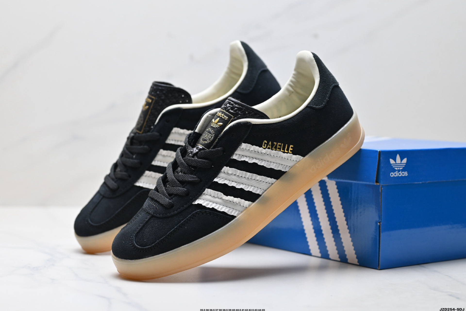AdidOriginals Gazelle INdoor 三叶草休闲防滑耐磨低帮板鞋  JS1412-莆田鞋,莆田鞋货源,高仿鞋,高仿鞋货源,安福档口,莆田高仿鞋,莆田鞋批发,高仿鞋批发,莆田高仿运动鞋,高仿运动鞋,莆田运动鞋 AdidOriginals Gazelle INdoor 三叶草休闲防滑耐磨低帮板鞋  JS1412
