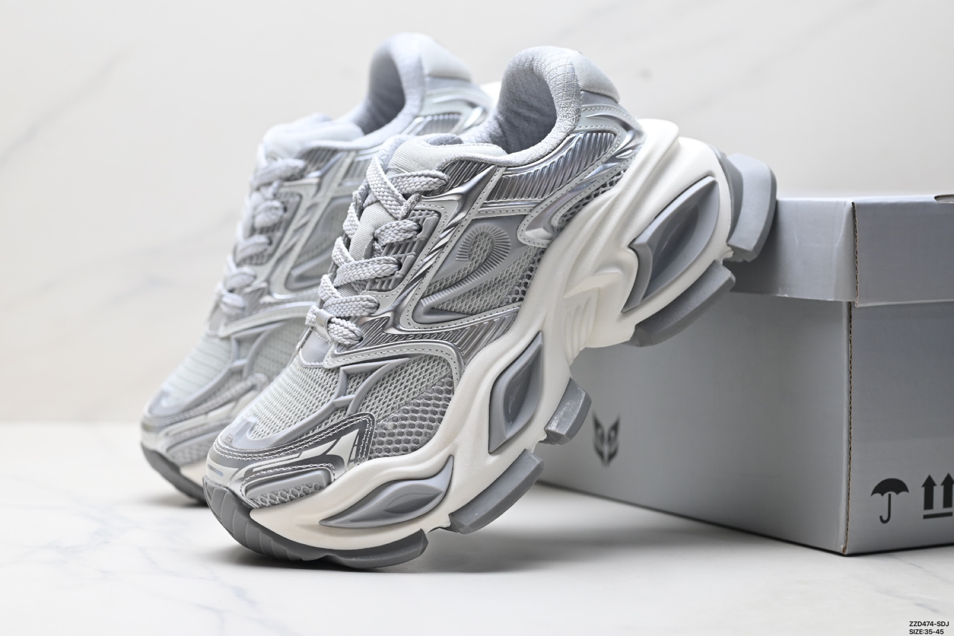 Zapatillas Deportivas OGR Retro Cómodas y Transpirables con Diseño Mecánico 3D 3 i1753978883635 3116 0 7