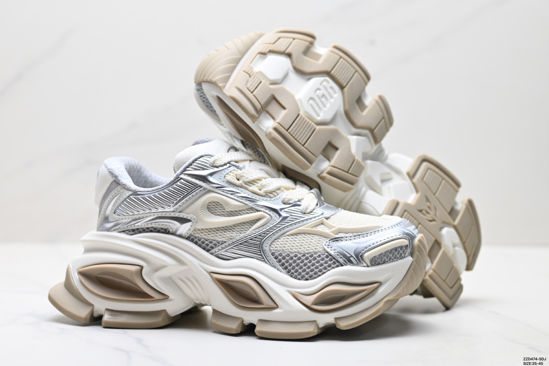 Zapatillas Deportivas OGR Retro Cómodas y Transpirables con Diseño Mecánico 3D 7 i1753978996754 197 0 4