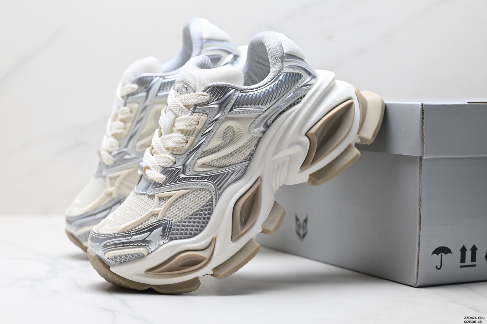 Zapatillas Deportivas OGR Retro Cómodas y Transpirables con Diseño Mecánico 3D 6 i1753978996756 7377 0 7