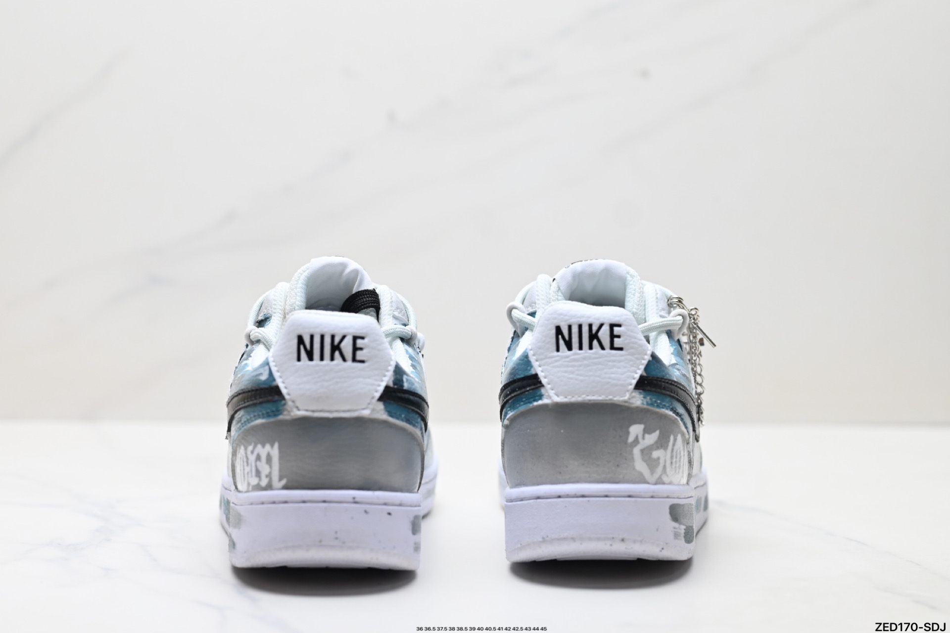 NIKE COURT VISION LO ‘DIY’定制 低帮百搭 透气休闲运动板鞋 DH2987-101