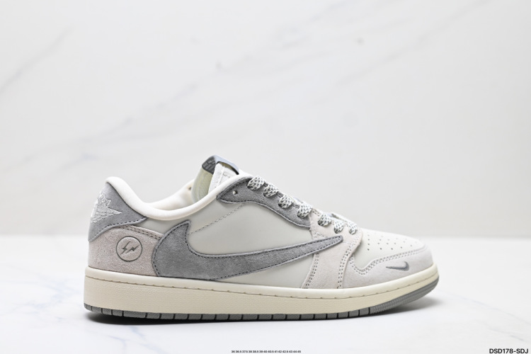 Nike Air Jordan 1 x Travis Scott 'DIY' Custom Low-Top Basketball Shoes 1 Nike Air Jordan 1 x Travis Scott ‘DIY’ – Low Top Basketball Shoes