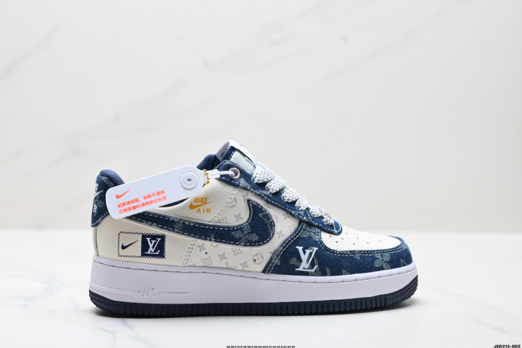Nike Air Force 1 '07 בעיצוב לואי ויטון - נעלי סניקרס יוקרתיות לגברים ולנשים 1 Nike Air Force 1 ’07 בעיצוב לואי ויטון – נעלי סניקרס יוקרתיות לגברים ולנשים
