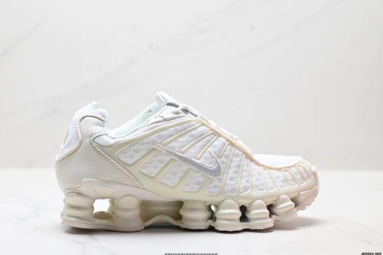 Nike SHOX TL White Casual Sneakers, DN1615-003, Versatile & Comfortable 1 Nike SHOX TL White Casual Sneakers, DN1615-003, Versatile & Comfortable