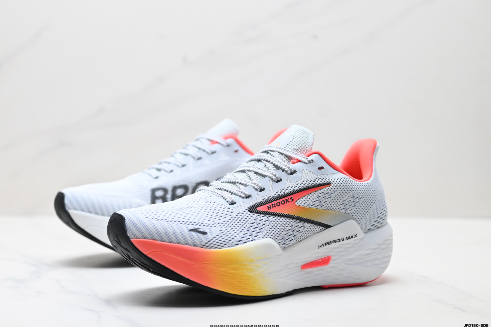 BROOKS布鲁克斯Hyperion Max 2 烈风2 减震竞速马拉松专业跑鞋 110434 1B 443