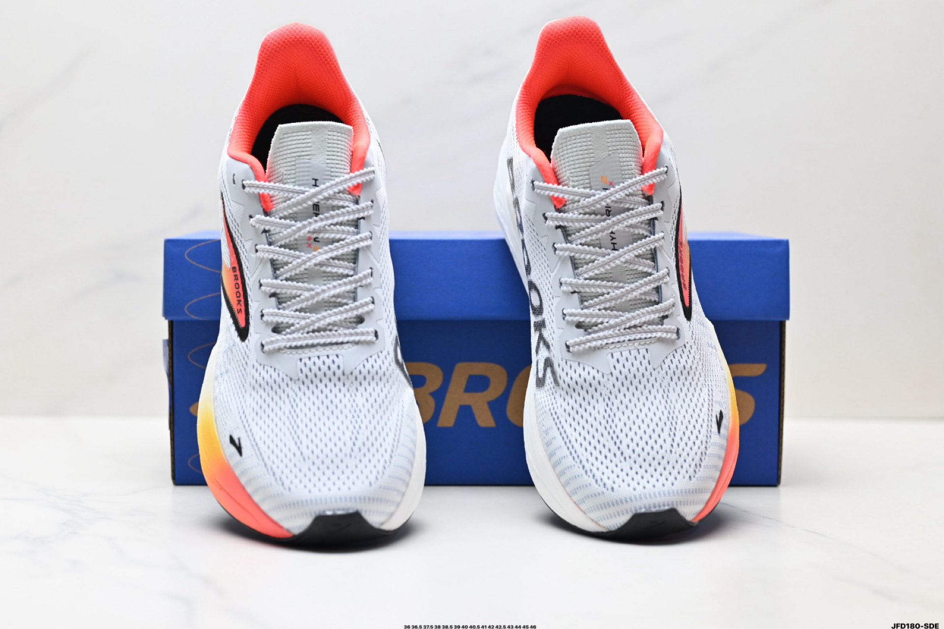 BROOKS布鲁克斯Hyperion Max 2 烈风2 减震竞速马拉松专业跑鞋 110434 1B 443